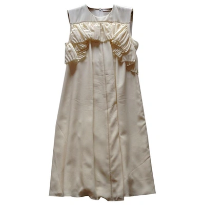 Pre-owned Chloé Silk Mid-length Dress In Other
