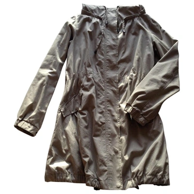 Pre-owned Comptoir Des Cotonniers Trench Comptoir Tbe In Grey