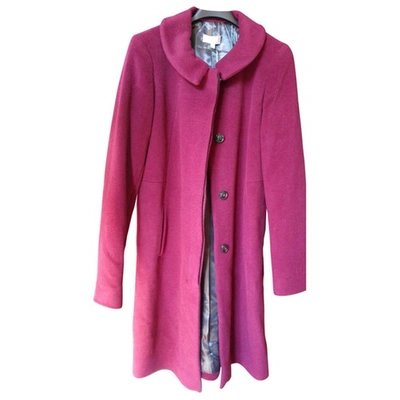 Pre-owned Gerard Darel Purple Wool Coat