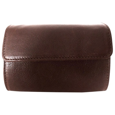 Pre-owned Brunello Cucinelli Brown Leather Clutch Bag