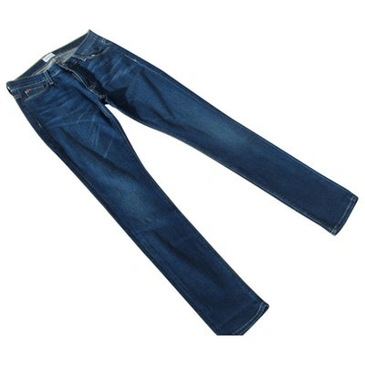 Pre-owned Hudson Blue Cotton Jeans