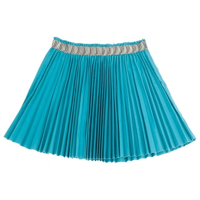 Pre-owned M Missoni Mini Skirt In Blue