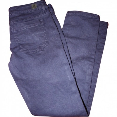 Pre-owned Mcq By Alexander Mcqueen Jeans Da Donna In Blue