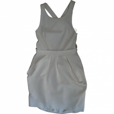 Pre-owned Mcq By Alexander Mcqueen Party Dress. In White
