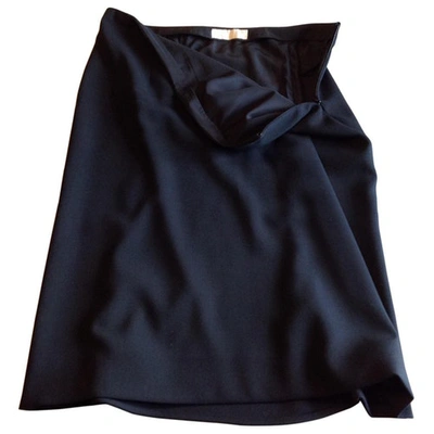 Pre-owned Valentino Black Wool Skirt