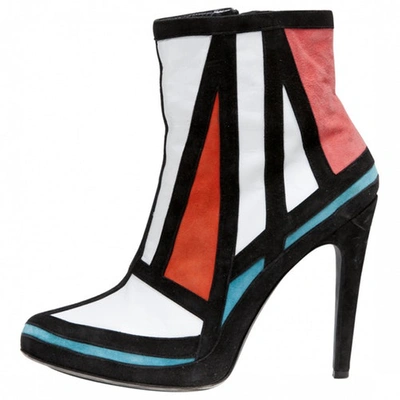 Pre-owned Aperlai Multicolour Leather Ankle Boots