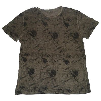 Pre-owned Iro Linen T-shirt In Grey