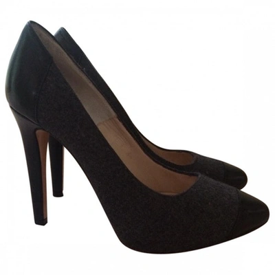 Pre-owned The Kooples Court Shoes With Pointed Toes In Anthracite