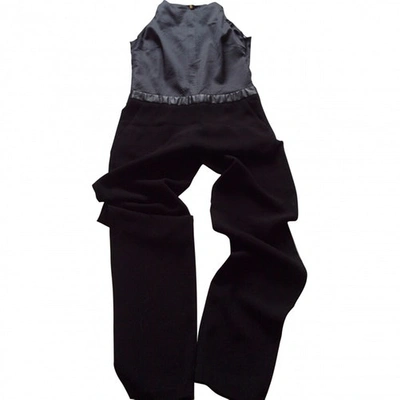 Pre-owned Maje Jumpsuit In Black