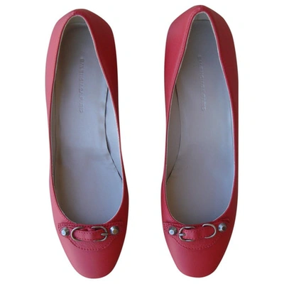 Pre-owned Balenciaga Pumps In Red