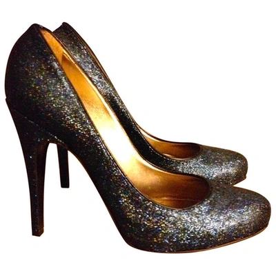 Pre-owned Lanvin Spangled Pumps In Metallic