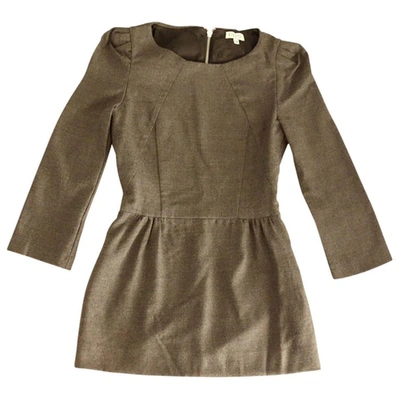 Pre-owned Claudie Pierlot High Bow In The Back... In Grey
