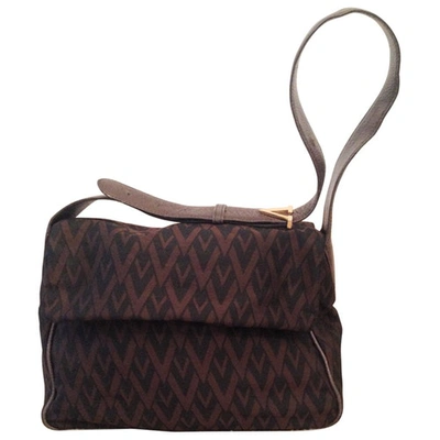 Pre-owned Valentino Garavani Brown Cloth Handbag