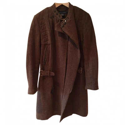 Pre-owned Ralph Lauren Khaki Beige Melange Coat In Camel