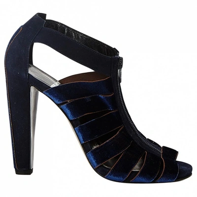 Pre-owned Pierre Hardy Sandals In Blue