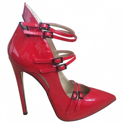 Pre-owned Aleksander Siradekian Red Patent Leather Heels
