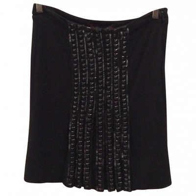Pre-owned Roberto Cavalli Skirt In Black