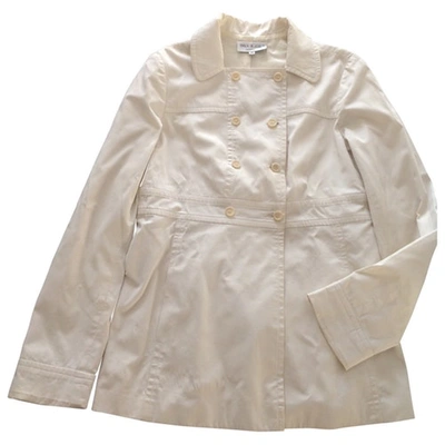 Pre-owned Paul & Joe Cardi Coat In White