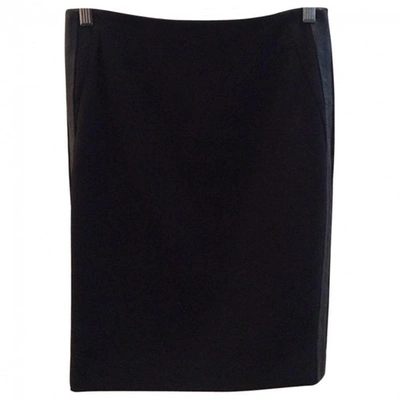 Pre-owned Sandro Skirt In Black