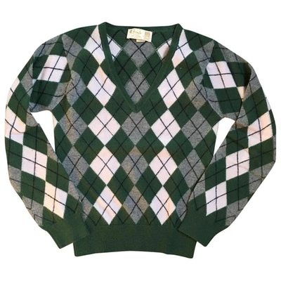 Pre-owned Pringle Of Scotland Classic Green Knitwear