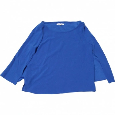 Pre-owned Maje Blouse In Blue