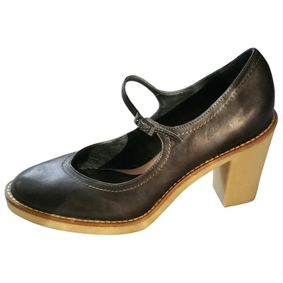Pre-owned Mellow Yellow Black Pumps
