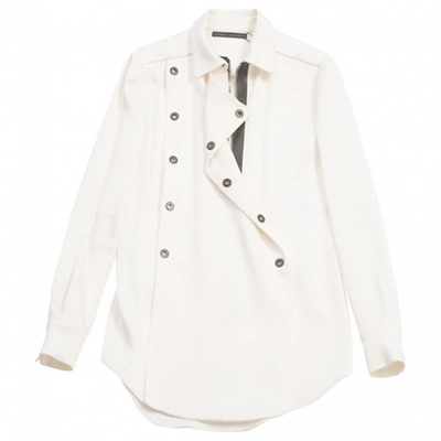 Pre-owned Anthony Vaccarello White Jacket