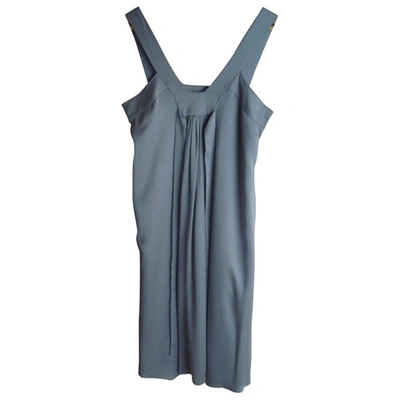 Pre-owned Burberry Silk Mid-length Dress In Other