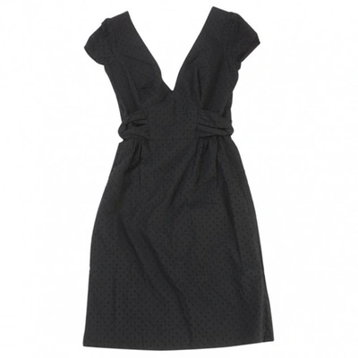 Pre-owned Issa Black Cotton Dress