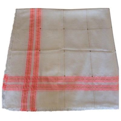 Pre-owned Comptoir Des Cotonniers Silk Handkerchief In White