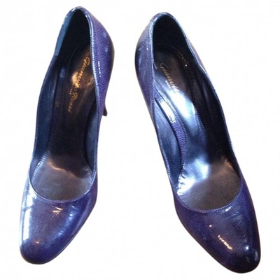 Pre-owned Gianvito Rossi Purple Leather Heels
