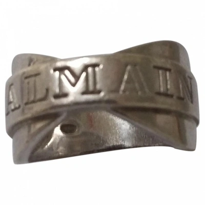 Pre-owned Balmain Silver Ring