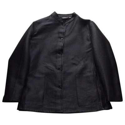 Pre-owned Aspesi Wool Short Vest In Black