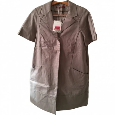 Pre-owned Comptoir Des Cotonniers Trench Coat In Grey