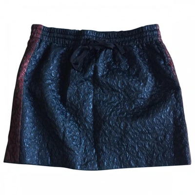 Pre-owned Zadig & Voltaire Blue Polyester Skirt