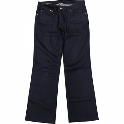Pre-owned Gucci Navy Jeans Ankle Length