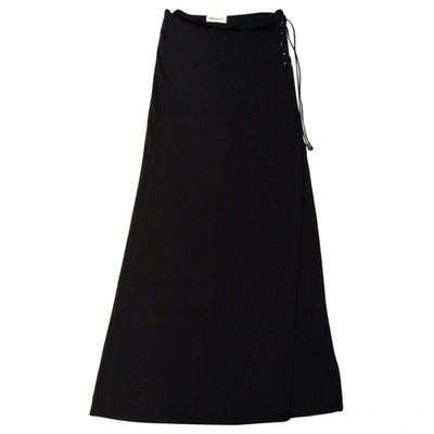 Pre-owned Emilio Pucci Maxi Skirt In Black