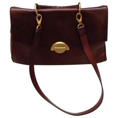 Pre-owned Bogner Leather Handbag In Brown