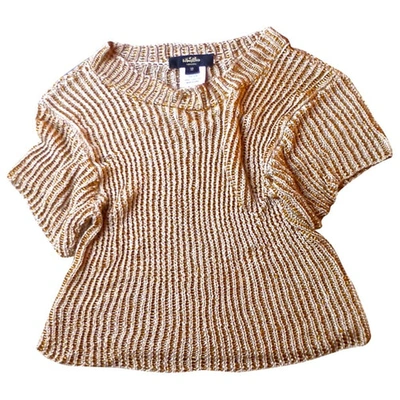 Pre-owned Whistles Gold Viscose Top
