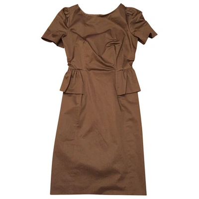 Pre-owned Moschino Cheap And Chic Mid-length Dress In Brown