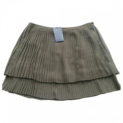 Pre-owned Trussardi Mini Skirt In Brown