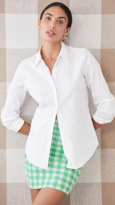 THEORY Luxe Tenia 系扣女式衬衫,THEOR41619