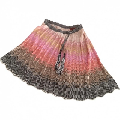 Pre-owned Missoni Poncho In Pink