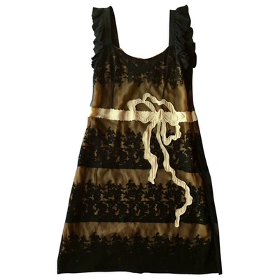 Pre-owned Valentino Silk Mini Dress In Other