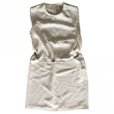 Pre-owned Saint Laurent Mid-length Dress In White