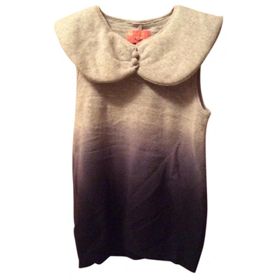 Pre-owned Manoush Wool Jumper In Grey