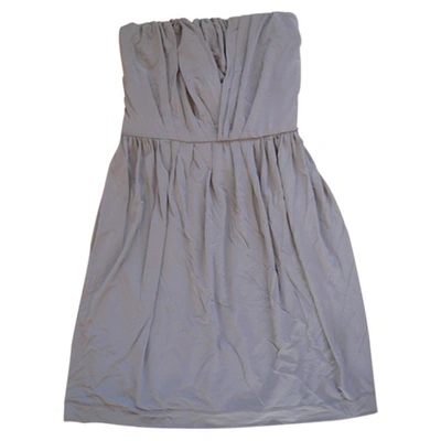 Pre-owned Comptoir Des Cotonniers Bustier Dress In Grey