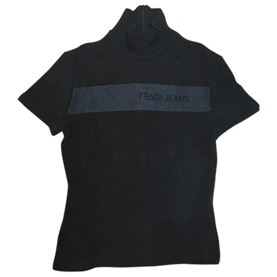 Pre-owned Fendi Sweater In Black