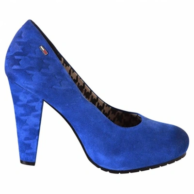 Pre-owned Tommy Hilfiger Heels In Blue
