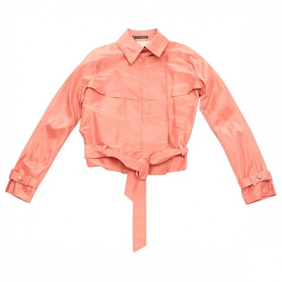 Pre-owned Olivier Theyskens Pink Silk Jackets